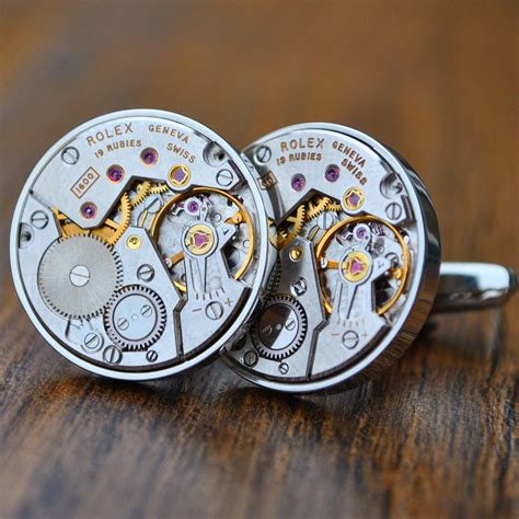 Rolex cufflinks vintage